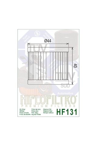 Hiflo Hf131 2009-2015 Hyosung Gt 250 R Uyumlu Yağ Filtresi