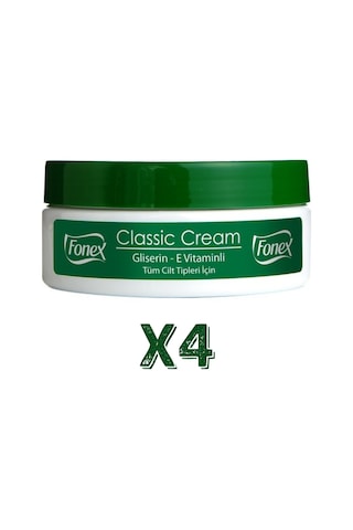 Fonex Klasik Nemlendirici Krem 175 ml 4 Adet