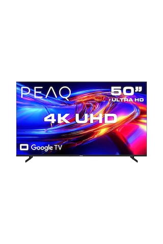 Peaq 50U8500 4K Ultra HD 50" 127 Ekran Uydu Alıcılı Google Smart LED TV