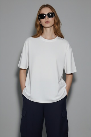 Soft&Basic Kadın 5'li Tişört Paketi %100 Organik Pamuk Oversize Fit Basic Yuvarlak Yaka T-shirt Siyah-beyaz-kırmızı-indigo-kahverengi