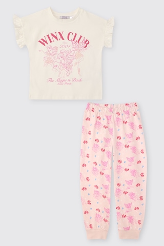 Panço Winx Club Kız Çocuk Pembe Pijama Takımı 2611gk39007