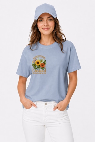 Bayloranzzo Perhaps %100 Pamuk Heavy Cotton Premium Kalite Kadın Tişört Gri