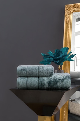 Varol Venedik Micro Cotton El Havlusu 50x90cm Çağla Yeşili-50x90cm Yeşil