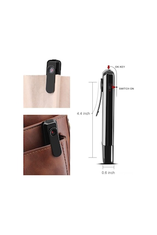 Lemestar Gizli Çekim Yapan Taşınabilir Full Hd Kamera, 1080p Çözünürlük, Geniş Açılı Lens, Usb Bağlantı, 64gb Sd Desteği