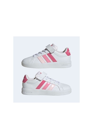 Adidas Grand Court 3.0 El C Unisex Çocuk Sneaker Kj4370 Beyaz