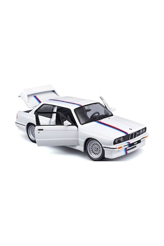 1988 Bmw 3 Serıes M3 E30 1:24 Ölçek Burago Marka - Beyaz