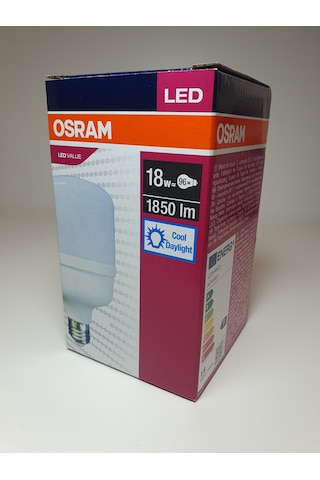 Led Value 18 Watt E27 Duylu 6500kelvin Beyaz Işık 1850lümen