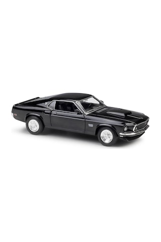 Welly 1969 Ford Mustang Boss 429 Siyah 1 24 Model Araba