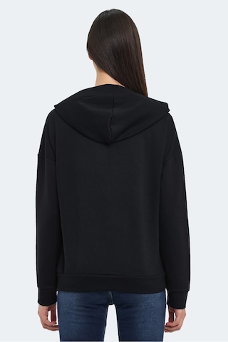 Slazenger Kenzıe I Kadın Kapüşonlu Siyah Sweatshirt Siyah