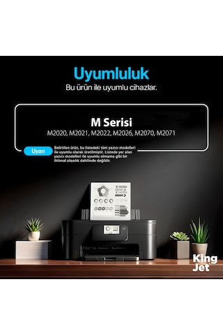 Kingjet Samsung Uyumlu Mlt-d111l Yüksek Kapasiteli 2'li Paket Çipli Uyumlu Toner Xpress M2020