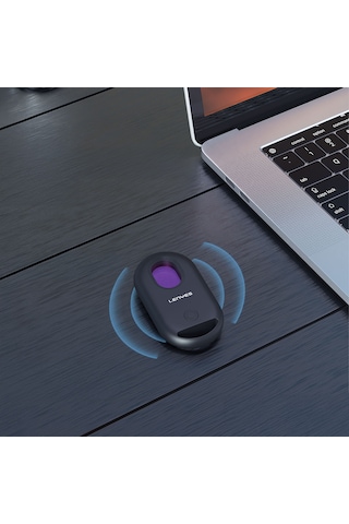 Lenyes Tx20 Gizli Kamera Dedektörü Ve Alarm Cihazı Find My Destekli Anti-loss Konum Takipli Siyah