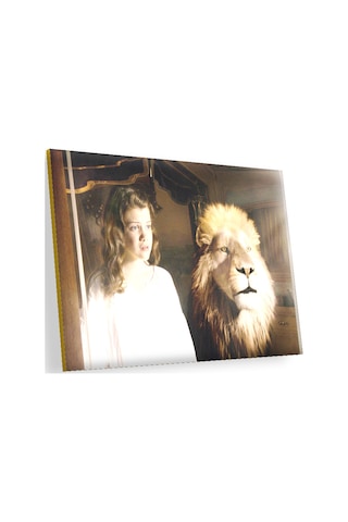 Cakasepetim Narnia Günlükleri Aslan Ve Kız Ahşap Mdf Tablo