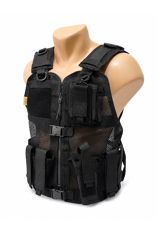 Süngü Tactical Taktikal Ekipman Yelek Siyah