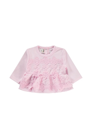 Civil Baby Fırfır Tüllü 3-12 Ay Takım - Pembe