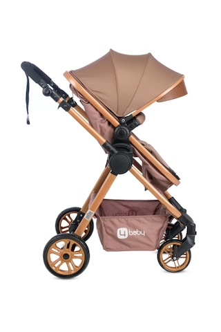 4 Baby Cool Travel Sistem Bebek Arabası Kahverengi