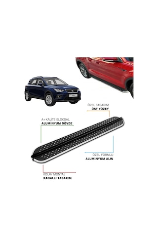 Seat Arona Uyumlu 2017 2018 2019 2020 2021 2022 2023 2024 2025 2026 2027 Araca Özel Yan Basamak