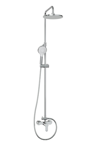 Adell Lento Rain Duş Sistemi Krom - Duş Bataryası Dahil Krom