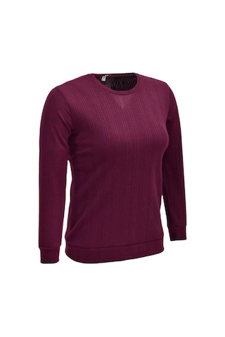 Kadın Spor Kaşkorse Bluz Bgl-st04137 bordo Bordo