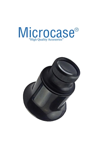 Microcase Saatçi Tamirci Göz Büyüteci 20X Siyah - Al2545