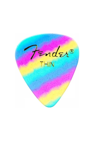 Fender 351 Thin Rainbow 1 Adet Gitar Penası Count