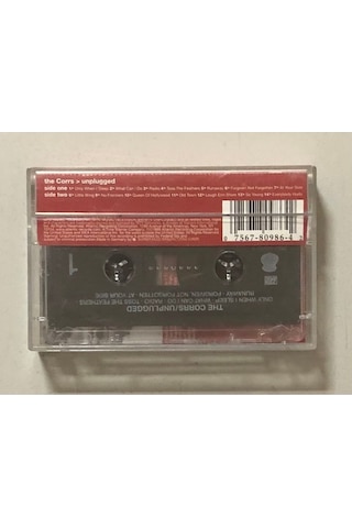 The Corrs Unplugged Kaset Orjinal Dönem Baskı
