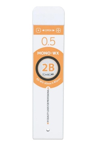 Tombow Mono-wx Profesyonel Uç 0,5mm 40uç/tüp, 2b
