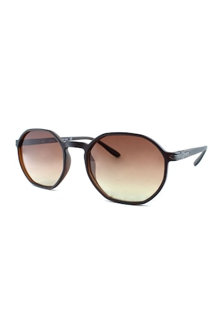 Swing 236 C216 50 Unisex Kahverengi Geometrik Çerçeve Güneş Gözlüğü