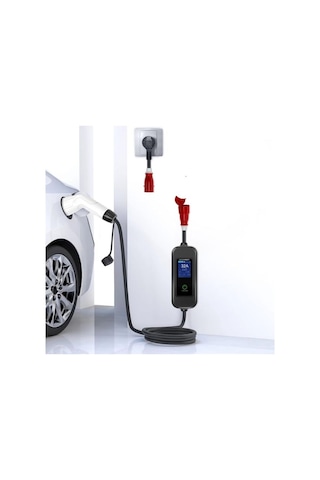 22kw 32a Taşınabilir Tip-2 Ev Şarj Cihazı, 5m Kablo, Üç Fazlı
