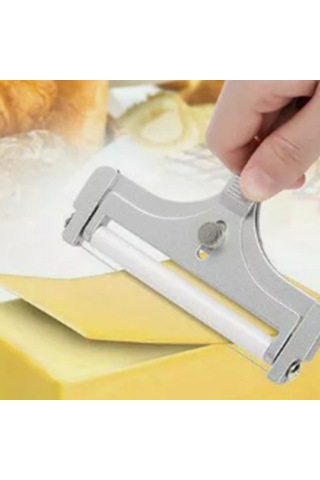 Shineyee Eldeki Paslanmaz Çelik Peynir Dilimleyici - Kalınlığı Ayarlanabilir, Kolay Kullanım, Dayanıklı, Ev Ve Partiler İçin Uygun Diğer