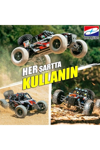 Haıboxıng Rc 1/12 905 Twister 50+ Km/h Sürat 4x4 Uzaktan Kumandalı Rc Model Araba Rtr Elektrikli 4wd Offroad Truck Yeşil