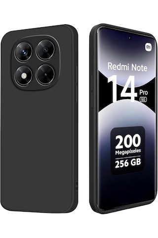 Xiaomi Redmi Note 14 Pro 5g Kılıf Kamera Korumalı Yumuşak Silikon