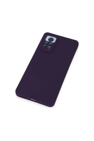 Newface Xiaomi Redmi Note 12 Pro 4g Kılıf Nano İçi Kadife Silikon Semeglbl - 86 - Mor