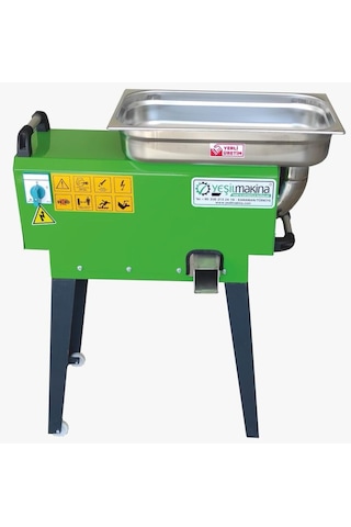 Yeşil Makina Elektrikli Domates Salça Makinesi 3 Hp Sm 500 Saatte 500 Kg Kapasiteli Domates Makinası Salça Makinası