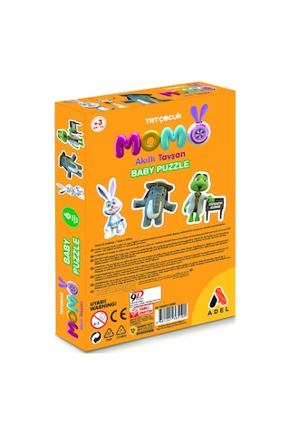 Trt Çocuk Tavşan Momo Baby Puzzle