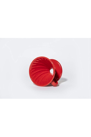 Gajeena Kahve Filtre Konik Seramik, Elle Hazırlanan, Sabit Sicaklıkta, Optimal Aroma Çıkarımı, Kaliteli Seramik, Hediye Kutulu Set Kırmızı