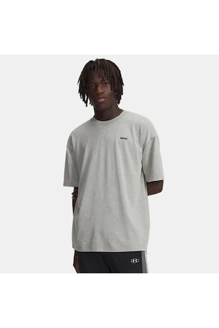 Under Armour M Hw Os Logo Wash Ss Erkek T-shirt 1389147-069 Gri