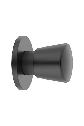 Roca Aqua Stop Valf Yuvarlak Kesme Valfi Mat Siyah A5251685NB