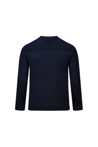 Hatemoğlu Lacivert Regular Fit Bisiklet Yaka Rayon Kazak 2977628 Lacivert