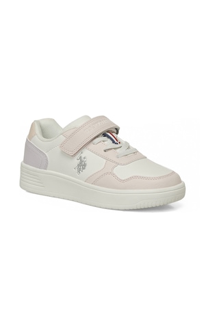 U.s. Polo Assn. Coster Jr 6fx Beyaz Kız Çocuk Sneaker 000000000102155662 Beyaz-pudra-lıla