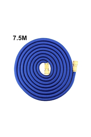 Sones Ev Bahçe Su Borusu 3x Teleskopik Tpe Araba Yıkama Su Borusu, Stil: Bakır Kaplama 7.5m