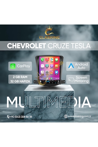Chevrolet Cruze Tesla 2gb Ram 32gb Hafıza Android Multimedia