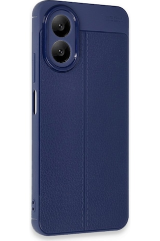 Oppo A38 Kılıf Auto Focus Deri Desen Silikon Kapak