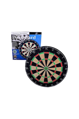 Avessa Domuz Kılı Dart Tahtası Profesyonel Dart Seti 6 Adet Ok Da