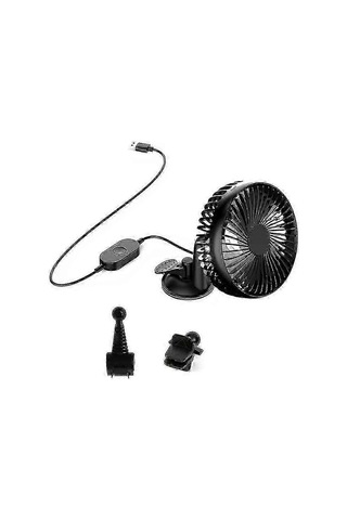 Araba Koltuğu Arkası İçin Tek Başlıklı 5v Vantilatörlü Evrensel Usb Araç Fanı, Çoğu Araca Uyar - Kaiyi