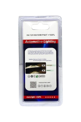 Spechton 12v H4 Ampul 60/55w +%160 Fazla Işık