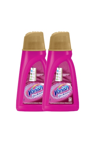 Vanish Kosla Oxi Action Gold Pembe Sıvı Leke Çıkarıcı 2 x 1 L