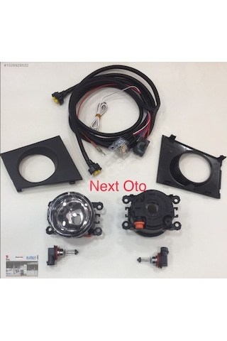 Renault Megane Sis Farı Seti Kablo Tesisat Dahil 2006-2009 Mars