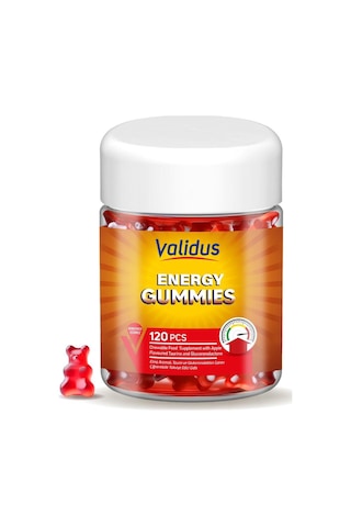 Validus Energy Taurine Glucoronolactone 120 Gummies