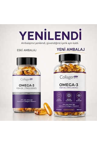 Collagen Forte Platinum Omega 3 Premium Balık Yağı 90 Kapsül