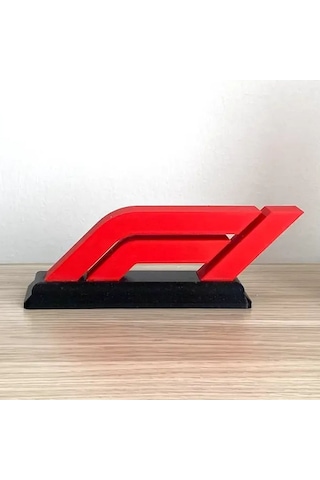Formula 1 F1 Dekoratif Logo Süs Dekorasyon